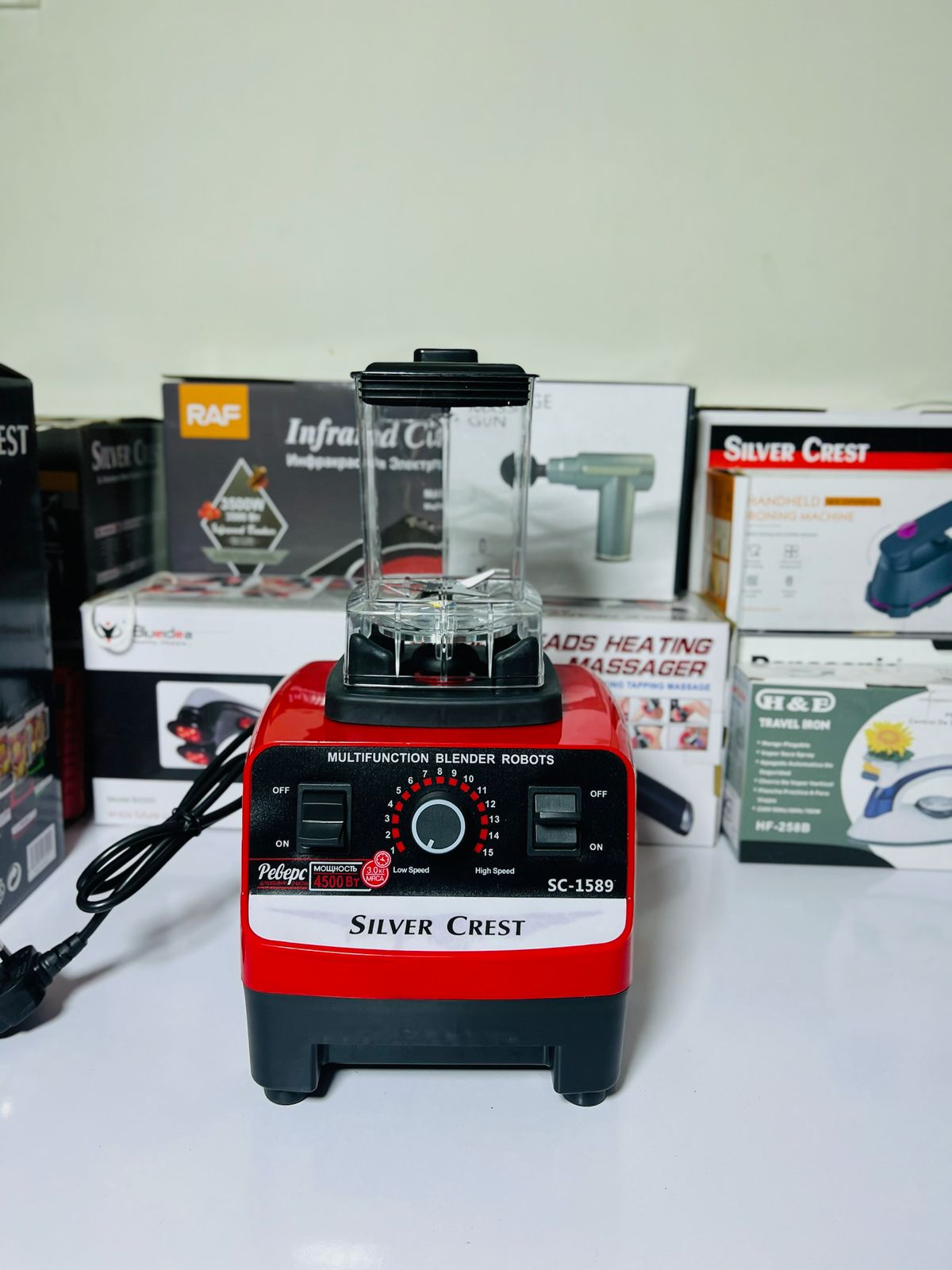Silver Crest 2-in-1 PowerBlend Pro | High-Performance Juicer & Grinder