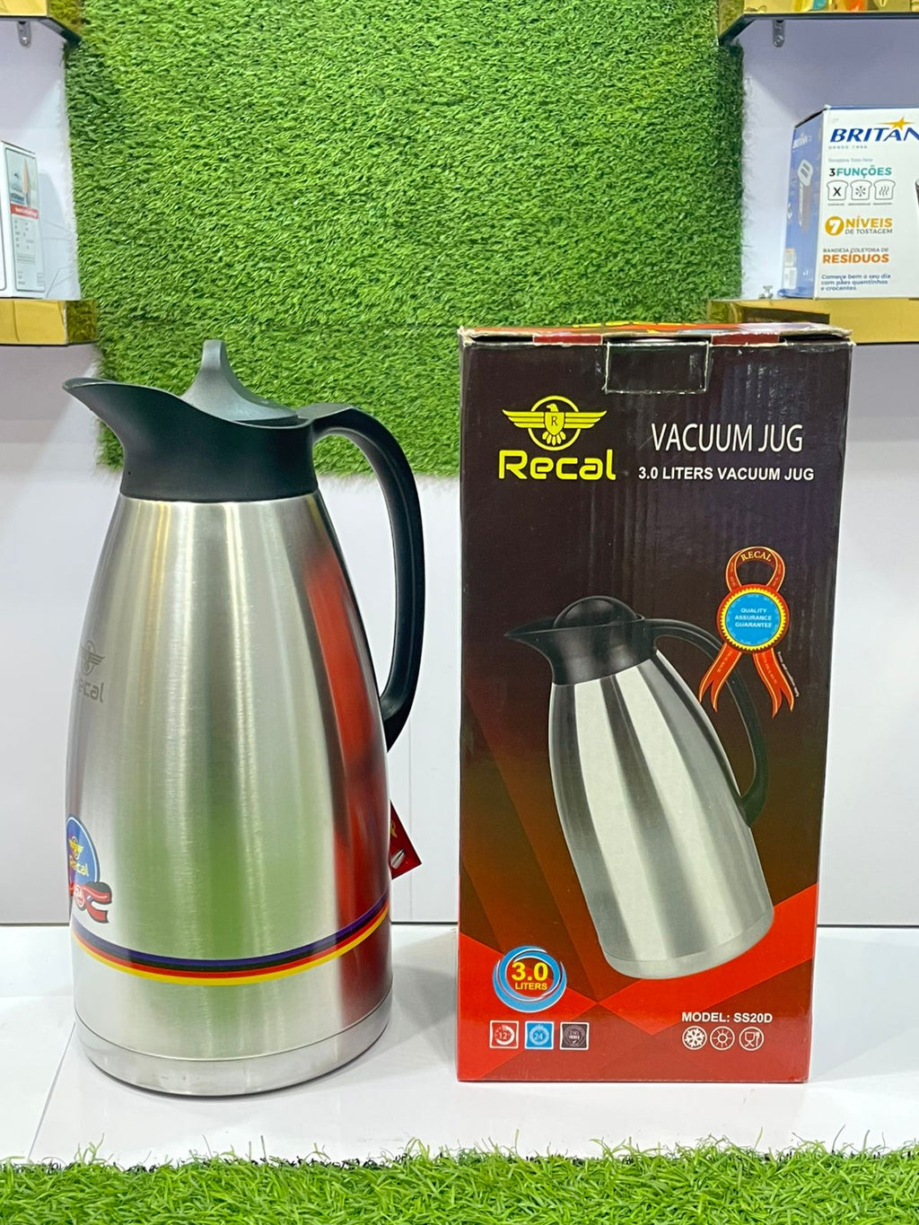 Recal Premium Stainless Steel Vacuum Jug | 🌡️ 24-Hour Thermal Retention Flask |