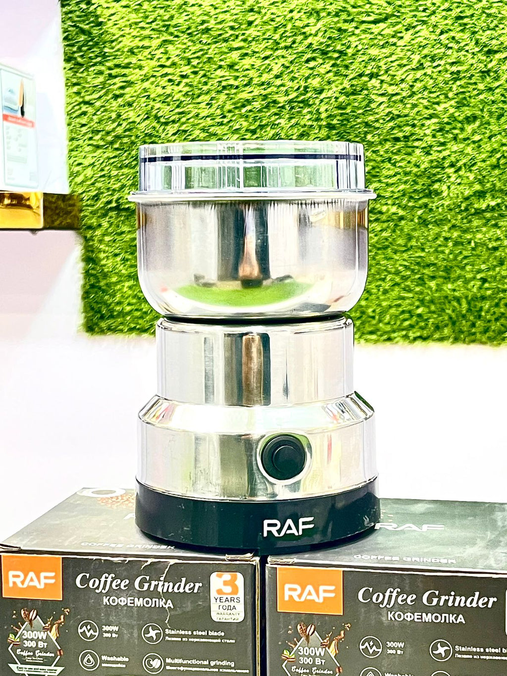 RAF 300W Professional Stainless Steel Electric Grinder