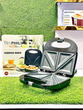 Philips Sandwich Maker 750W – Non-Stick Plates | Fast Heating Toast & Grill Maker