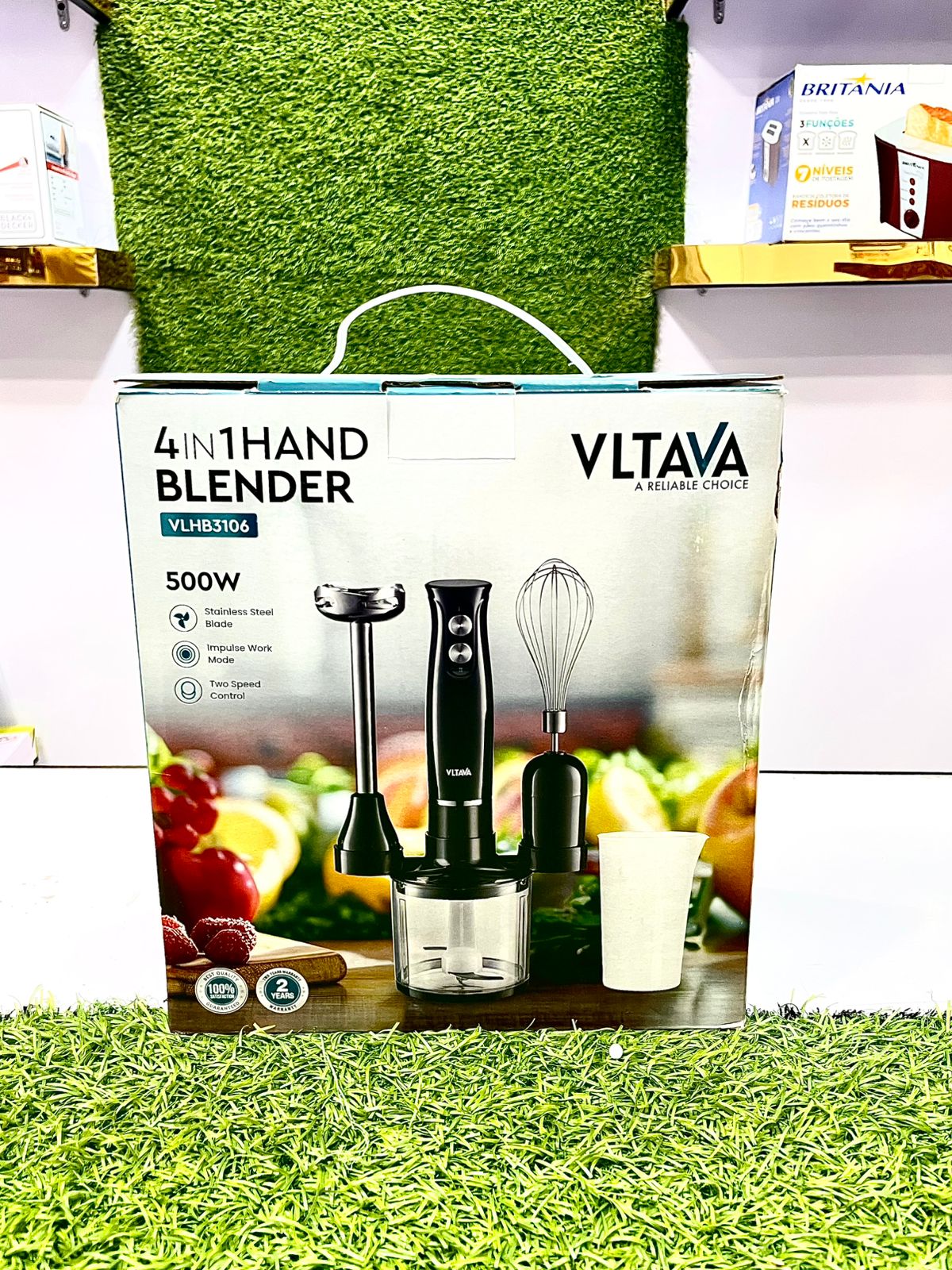VLTAVA 4-in-1 Professional Hand Blender Set | 🌪️ 500W High-Power